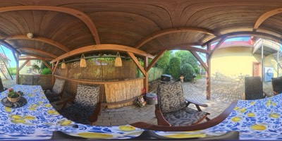 Zahradní pergola s grilem
